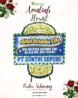 Papan Bunga Duka di Tambang